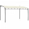 Outsunny Pergola Avec Auvent Uv30+, Pergola Gazebo En Acier, Blanc Creme