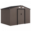 Outsunny Abri De Jardin 9,1' X 6,4' X 6,3' Avec Kit De Fondation En Acier