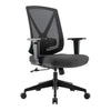 TygerClaw Fauteuil de Bureau en Maille Respirante a Dossier Mi-Haut avec Support Lombaire