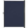 Outsunny 118\"x79\" Auvent Lateral Retractable Ecran D'intimite Pliable, Bleu