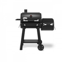 Broil King Regal Charbon Offset 400 Grill charbon et fumoir decale en noir