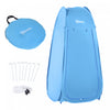 Outsunny Tente De Camping Portable Douche Dressing Vestiaire Intimite Abri Tentes Pour Camping En Plein Air Plage Toilettes Et Seance Photo Interieure Avec Sac De Transport Bleu