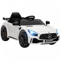 Qaba Voiture Electrique Pour Enfants Sous Licence Mercedes-benz Amg Gtr, Alimentee Par Batterie 12 V