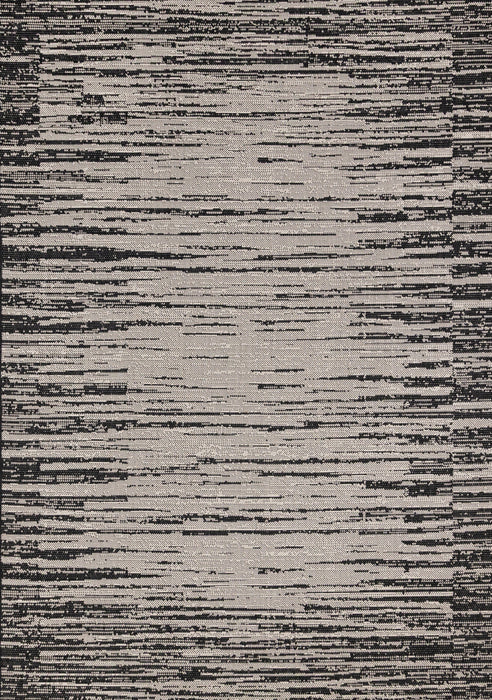 Tapis d'exterieur Jackson noir et gris vieilli, 6'7\" x 9'6\"