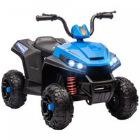 Qaba Voiture Electrique 12 V Pour Enfants, Quad Pour Enfants Alimente Par Batterie Avec Suspension A