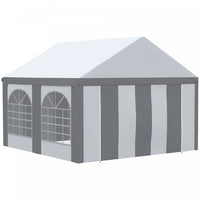 Outsunny Tente De Fete 13 X 13 Pieds Avec Cotes, 4 Fenetres Et 2 Portes