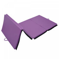 Soozier Tapis De Gymnastique Pliable 10,2 X 25,4 X 5,1 Cm, Tapis D'exercice Avec Poignees De Transpo
