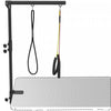 PawHut Bras de toilettage pour chien avec pince reglable 48-82 cm noir
