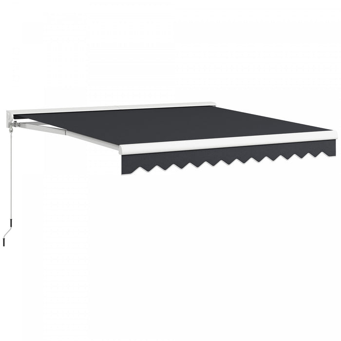 Outsunny Auvent Retractable Motorise 10' X 8' Avec Telecommande