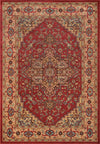 Tapis Traditionnel Elara 9'3\" x 12'6\" en Rouge