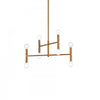 Lustre Ava de Dainolite avec fini bronze rétro et 8 ampoules