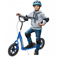 Homcom Trottinette De Cascade Reglable Pour Enfants Avec Pneu De 12