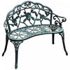 Outsunny Banc De Jardin Exterieur De 40 Po, Banc De Jardin De Patio, Vert