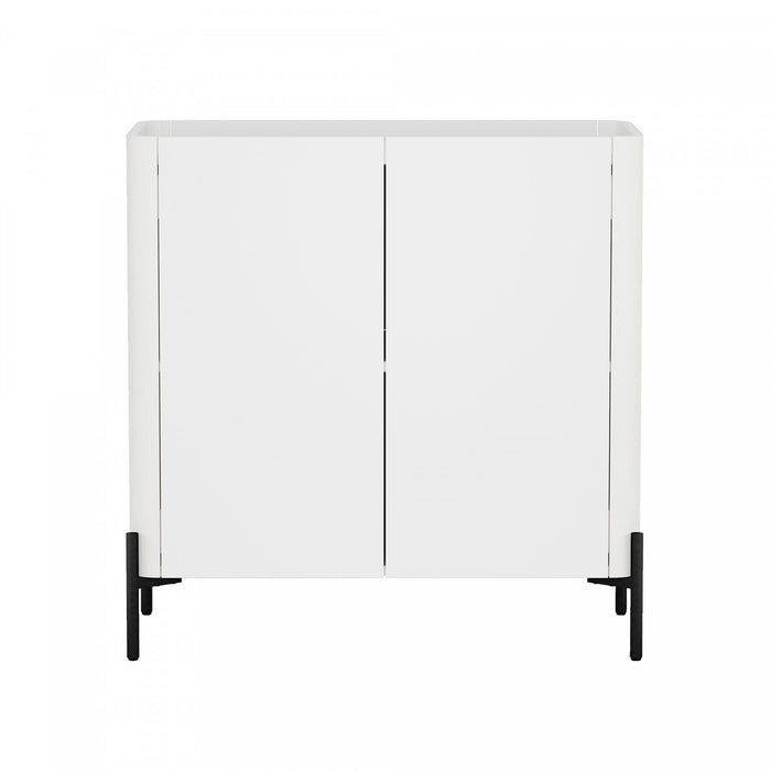 Armoire d’appoint moderne Abbey 32\" en blanc