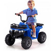 Costway Kids Ride Sur Atv Electrique 6v 4 Roues Quad Car Avec Un Bouton De Demarrage Pneus De Bande De Roulement Marine
