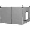 Outsunny Paroi Laterale Pour Auvents 10x10pi, 2 Parois Laterales Uniquement