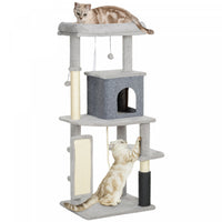 Pawhut Arbre A Chat Pour Grands Chats, Tour A Chat 52
