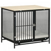 Pawhut Cage Pour Chien Avec Coussin Resistant A L'eau, Table D'appoint Pour Chien Avec Plateau Amovible, Cage Pour Animaux De Compagnie D'interieur Pour Chiens De Petite Et Moyenne Taille A L'interieur