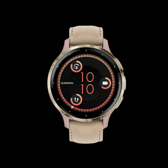 Garmin Venu® 3s Montre Gps Intelligente - Suivi De Sante Avec 14 Jours D'autonomie, 41 Mm - Boitier Rose Poussiere