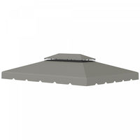 Outsunny 12.8' X 9.5' Toit De Rechange Pour Tonnelle, Couverture Superieure Pour Tonnelle Avec Doubl