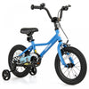 Costway 14\" Velo D'entrainement Pour Enfants Avec Roues D'entrainement Amovibles Pneumatiques Navy