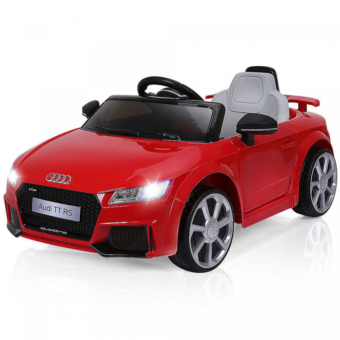 12v Audi Tt Rs Electrique Des Enfants Roulent Sur La Voiture Autorisee Telecommande Mp3