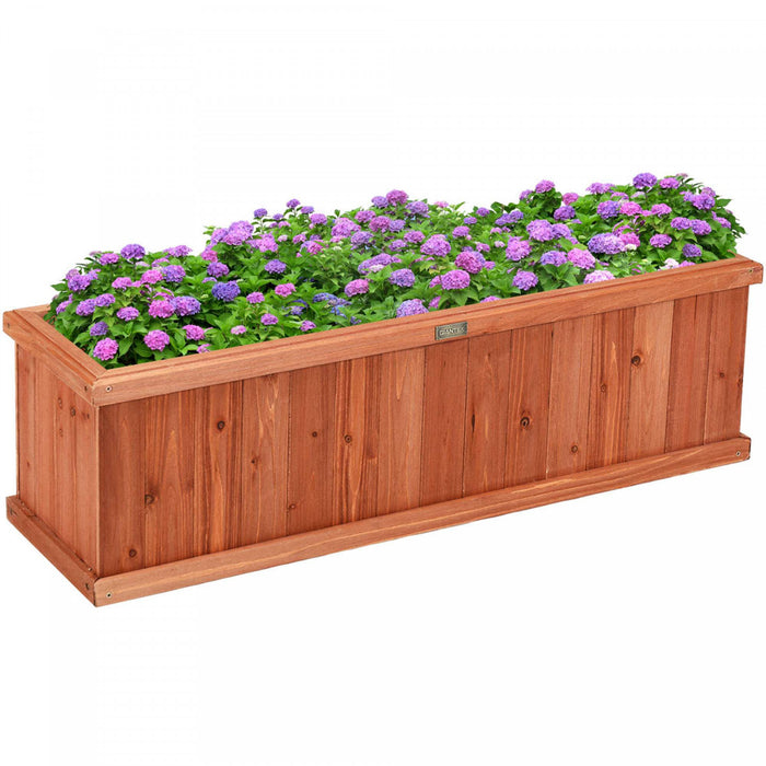 Jardiniere En Bois Massif, Pot De Fleurs Marron, Jardiniere De Fenetre, Jardiniere En Bois Avec Garde-corps, Jardiniere Rectangulaire Pour Balcon, Main Courante, Jardin, Bac Pour Legumes, Jardin En Pot, Bac Pour Massif A Fleurs Pour Interieur, Rebord De Fenetre (marron)