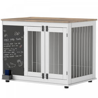 Pawhut Meuble De Cage Pour Chien De 39