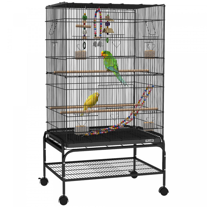 Cage A Oiseaux Avec Support, Pour Perruches Canaris Pinsons