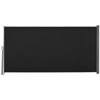 Outsunny Ecran De Confidentialite Pliant Pour Auvent Lateral 118 X 63, Noir
