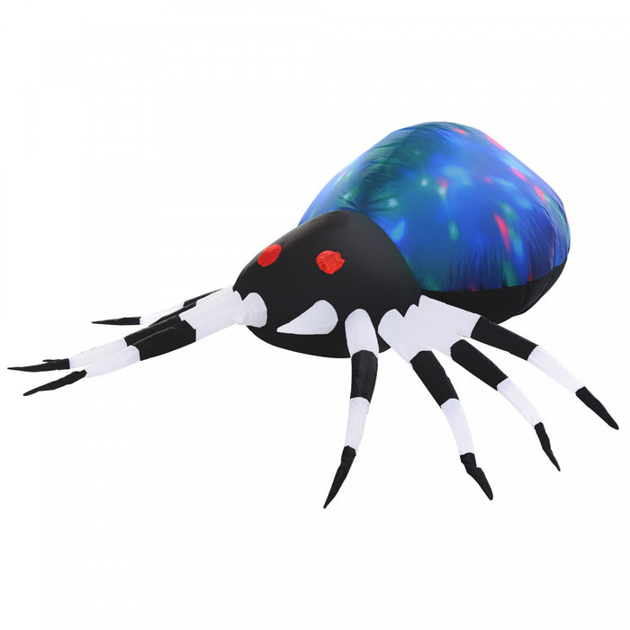 Homcom Araignee Gonflable D'halloween