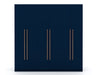Armoire contemporaine moderne Gramercy 208 cm en bleu minuit