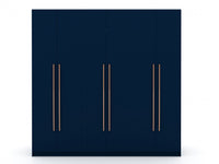 Armoire contemporaine moderne Gramercy 208 cm en bleu minuit