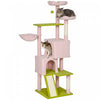Arbre a Chat en Forme de Fleur 158 cm avec 2 Condos, 2 Lits, Hamac, Perchoir