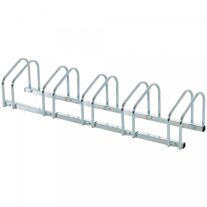 Soozier Support De Rangement Pour 5 Velos, Argent