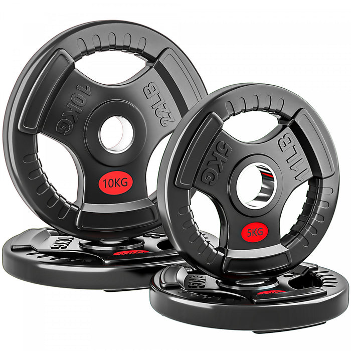 Soozier Ensemble de Plaques de Poids de 2\", 2 x 11 lb, 2 x 22lb