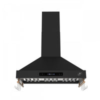  Hotte de cuisiniere murale Venezia de 36 po, noir-FRHWM5503-36BLK