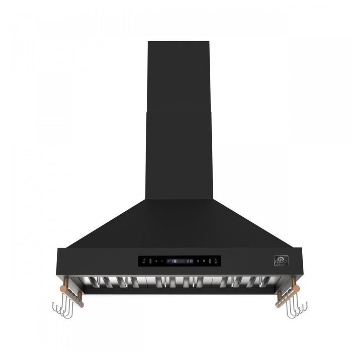 Hotte de cuisiniere murale Venezia de 36 po, noir-FRHWM5503-36BLK