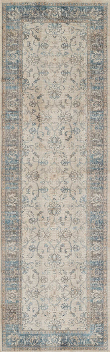 Tapis Traditionnel Monet 2'6\" x 8'0\" en Bleu