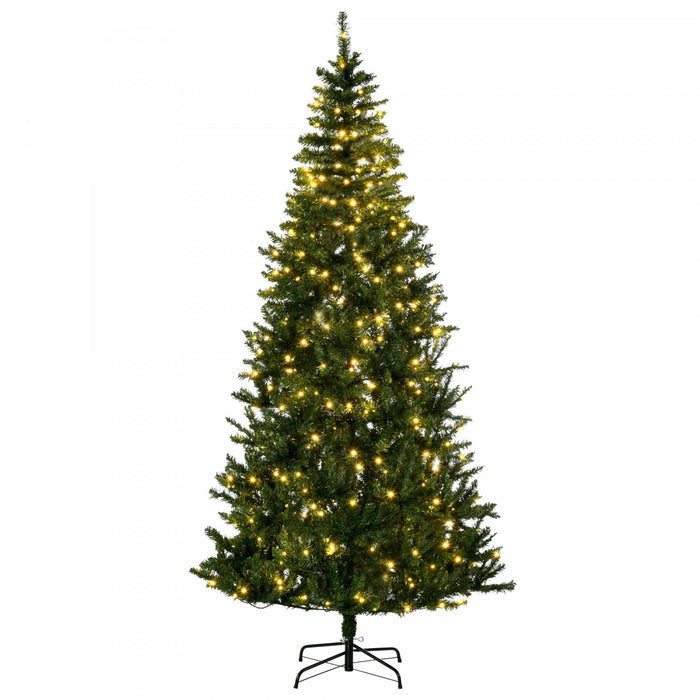 Homcom Arbre De Noel Artificiel De 7 Pieds 450 Lumieres Led