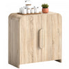 HOMCOM Buffet, Armoire Moderne de 31.5\" avec Porte a Fermeture Douce