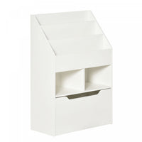 Homcom Bibliotheque Pour Enfants Avec Tiroir Mobile Pour Livres, Magazines, Jouets, Etudes, Chambre