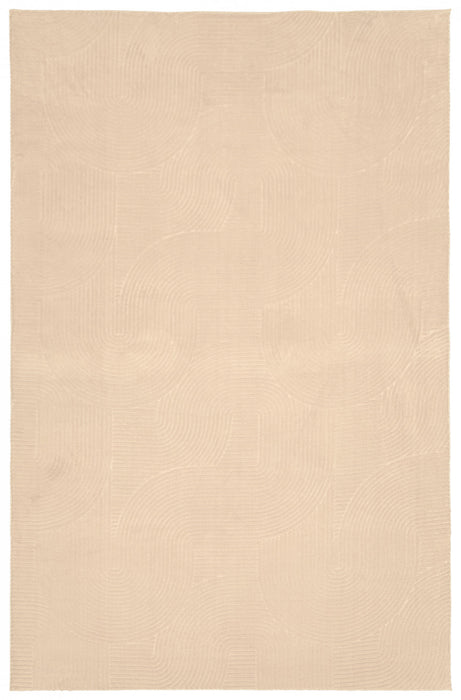 Tapis Lavable/Contemporain  Elion 5'0\" x 7'6\" en Beige