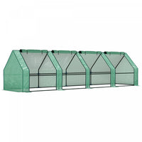 Outsunny Serre Portative 12' X 3' X 3', Serre Tunnel, Vert