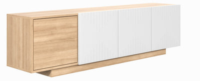 Nordika Riva 72" TV Stand - Natural Maple|Meuble pour téléviseur Riva Nordika de 72 po - érable naturel