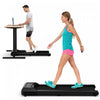 Superfit 0.6-3.8mph Tapis De Marche Sous Tapis Roulant De Bureau Avec Telecommande Et Ecran Led Noir