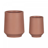Ensemble 2 cache-pots Dalya - Terra Cotta
