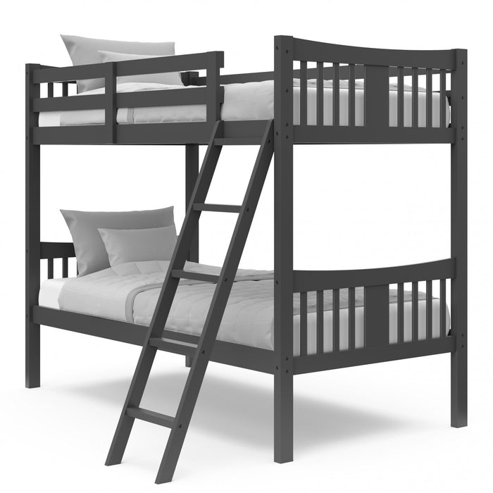 Lit superpose Storkcraft Caribou simple sur simple – Gris