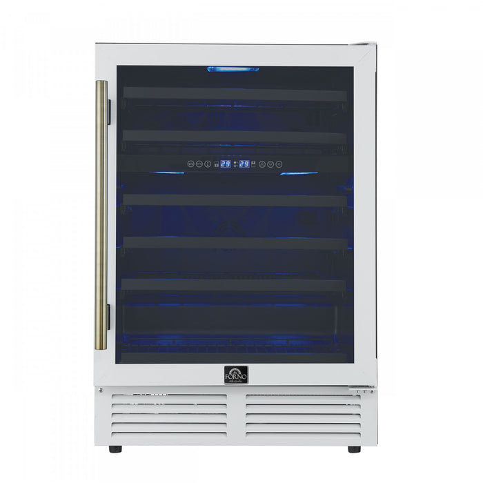Refroidisseur a vin Bacchino de 24\",Blanc, capacite de 51 bouteilles,encastrable ou autonome-FWCDR6634-24WHT