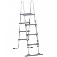 Outsunny Echelle De Piscine Hors Sol De 70 Po, Escaliers De Piscine, Gris